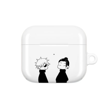 Gojo & Geto Anime Style Airpods Case, Aesthetic Airpods Pro Case, Style Cover, Gift for Anime Lover for Airpods Pro 1 2 3 , Airpod 1 2 3 4