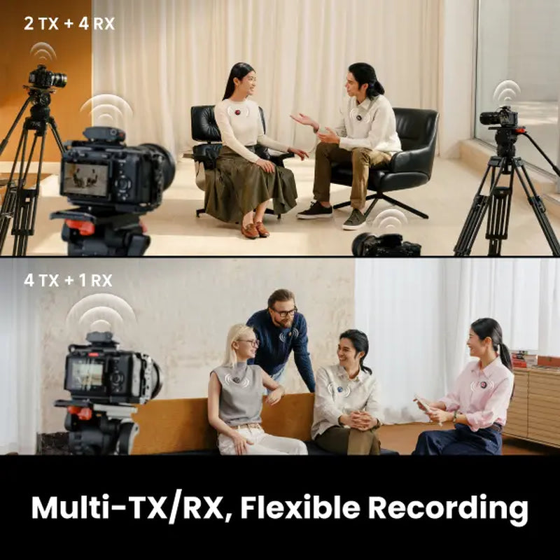 Insta360 Mic Pro, Wireless Mini Lavalier Microphone for Iphone/Camera/Android, Video Recording, Bluetooth, Customizable E-Ink Display, 3-Mic Array, Available for Lightning Device
