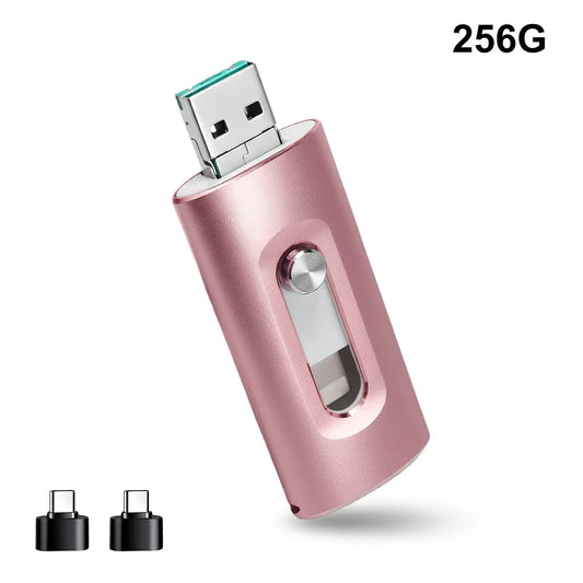 3-In-1 Photo Stick for Iphone & Android! Never Lose Memories! High-Speed USB 3.0 Flash Drive with Type-C Adapter, Backup Photos/Videos in Seconds. Portable Memory for Phone/Pc. 64GB 128GB 256GB. #Mothersdaygift #Giftsforher Usb Storage Summerwins