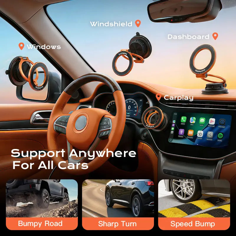Chubbygrip Airvac – Vacuum Magnetic Adjustable Phone Mount