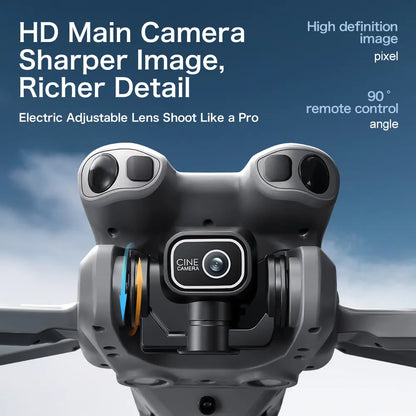GT50 Brushless Drone Tools and Gadgets with Screen Remote Controller, Adjustable Camera, Optical Flow Positioning