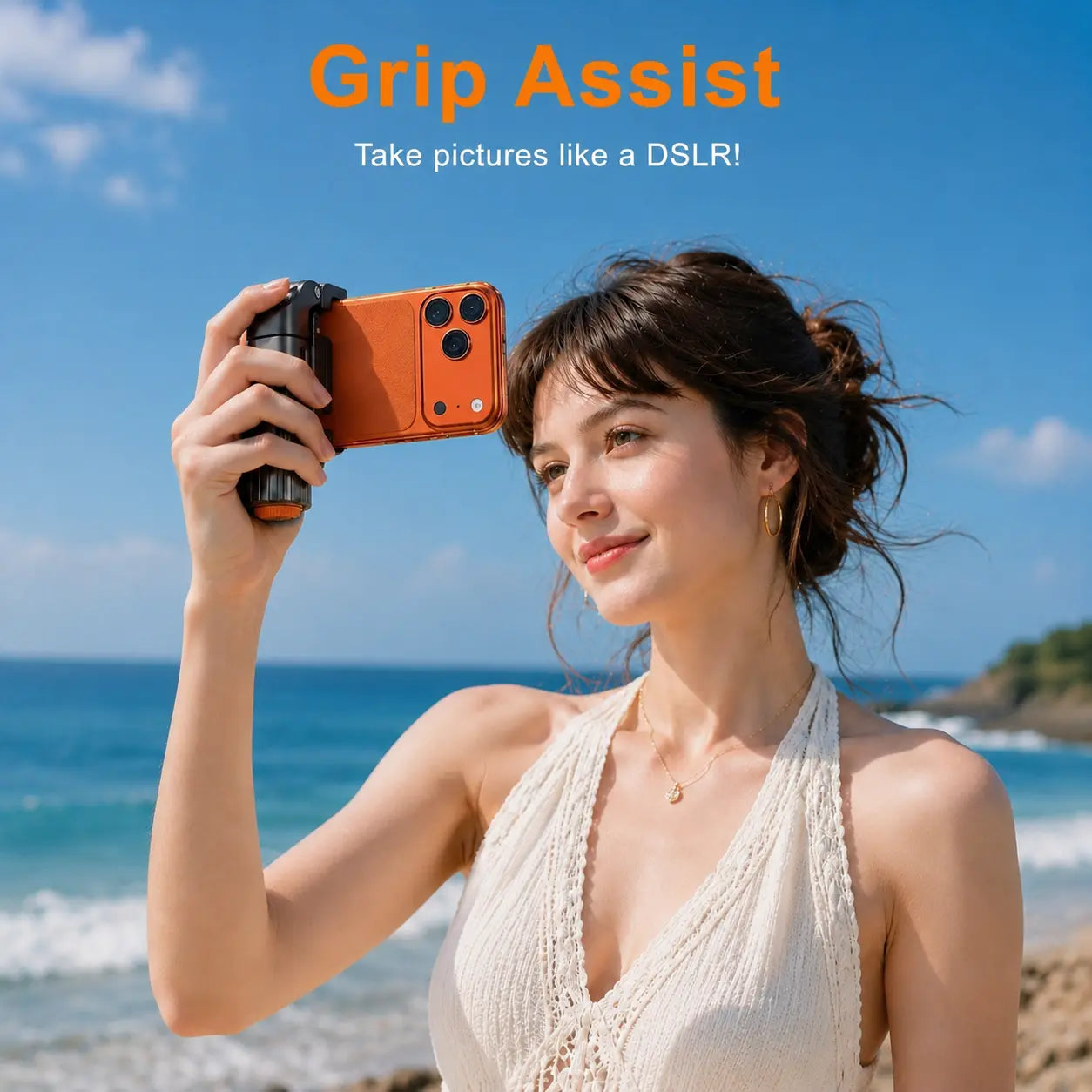 2026 New Upgraded 5-In-1 Mini Selfie Stick - 360° Rotatable,Wireless Bluetooth Remote and Phone Holder. Can Transforms into Handheld Stabilizer/Mini Tripod/Camera Grip.Stand.Extend to 16 Inches Cellphone