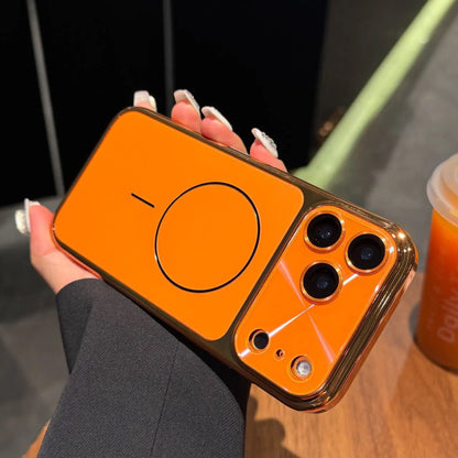 Aurora Magnetic Phone Case for Iphone17 Pro Max 16 15 plus 14 13 Aesthetic Gradient Lens Design, Slim Shockproof Cover with Camera Protection & Magsafe Compatible Style.Lu8