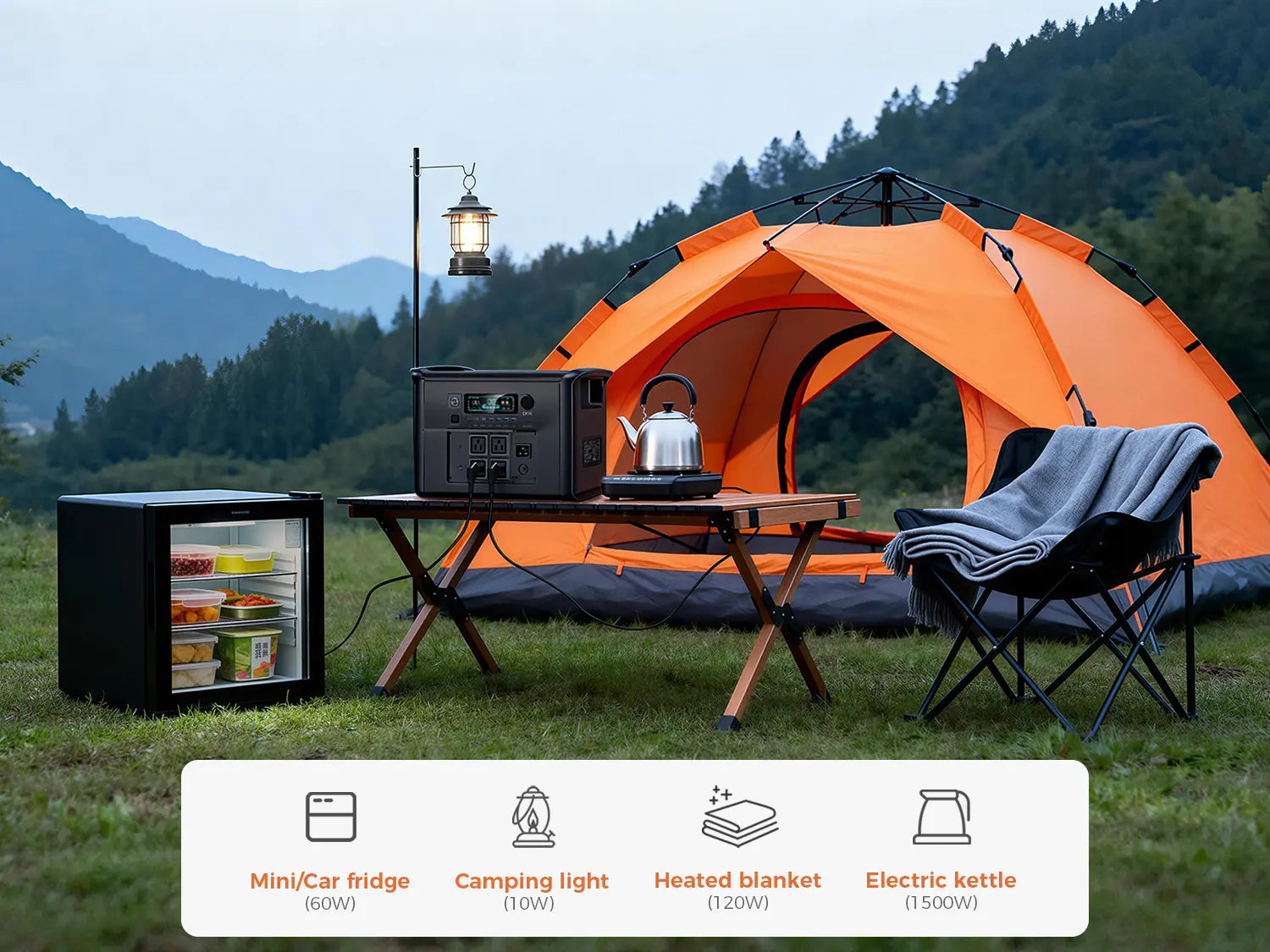 [Summerfinds]Ctolity AP2000 2600W 2048Wh Solar Generator | Long-Lasting Lifepo4 Portable Solar Power Station Supports 11+ Devices for Camping, RV & Outdoor