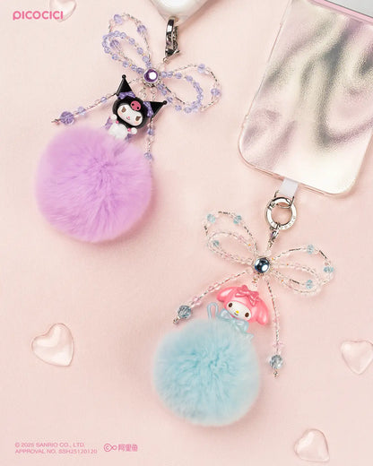 Sanrio Characters X MINILIKE Love Bow Series Phone Chain Mini Blindbox