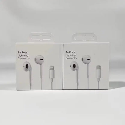 Wired Stereo Earbuds with Lightning Cable Connection, Portable Electronic Audio Sports Headphones for Iphone 14 and Under