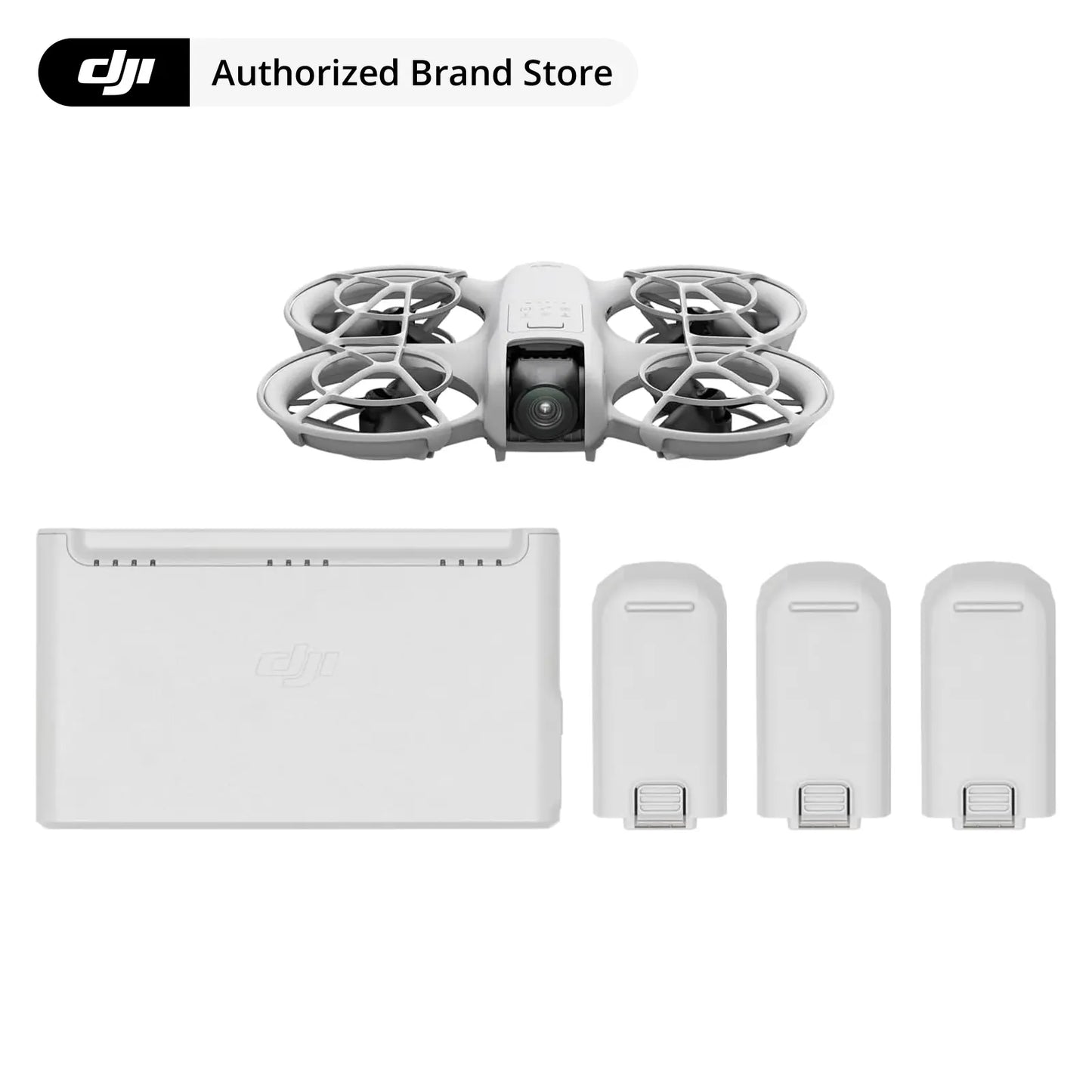 DJI Neo Three-Battery Combo, Mini Drone 4K UHD Camera for Adults, 135G Self Flying Drone That Follows You, Palm Takeoff, Subject Tracking, Quickshots, Stabilized Video (Controller-Free)