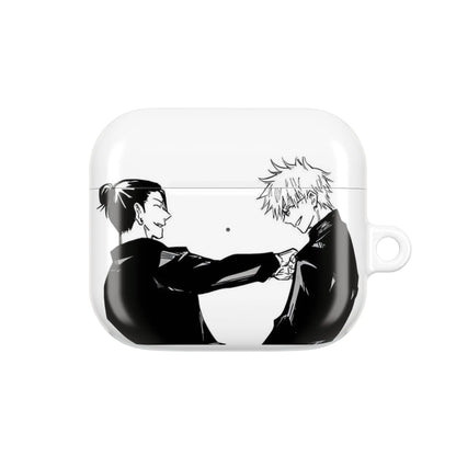 Gojo & Geto Anime Style Airpods Case, Aesthetic Airpods Pro Case, Style Cover, Gift for Anime Lover for Airpods Pro 1 2 3 , Airpod 1 2 3 4