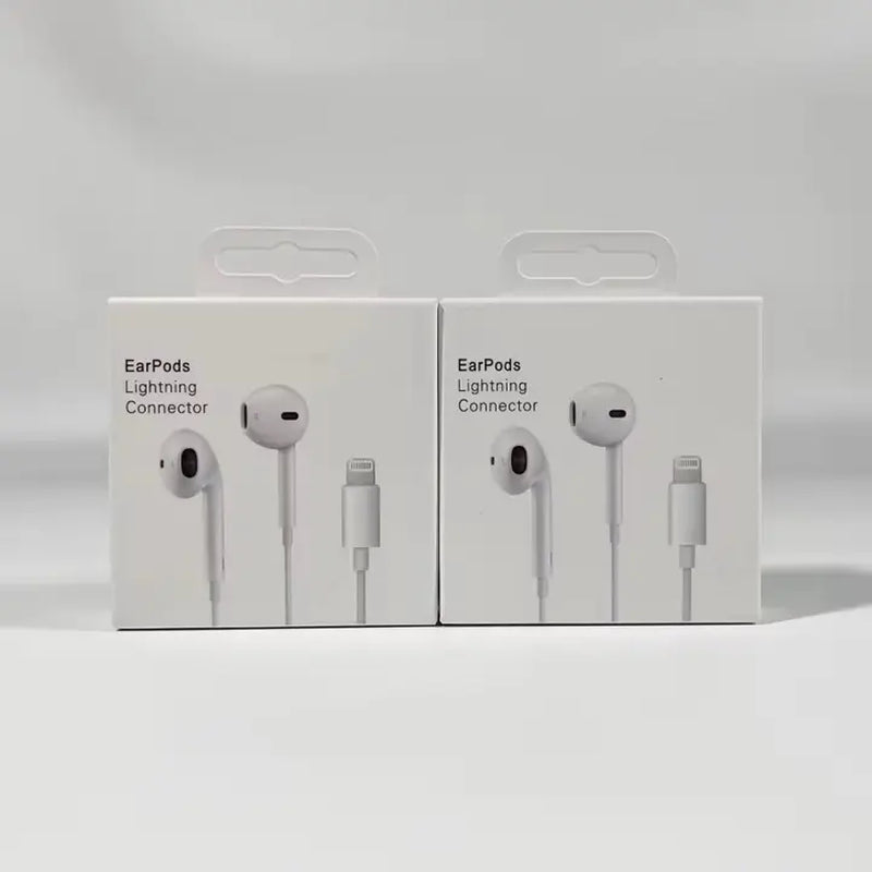Wired Stereo Earbuds with Lightning Cable Connection, Portable Electronic Audio Sports Headphones for Iphone 14 and Under