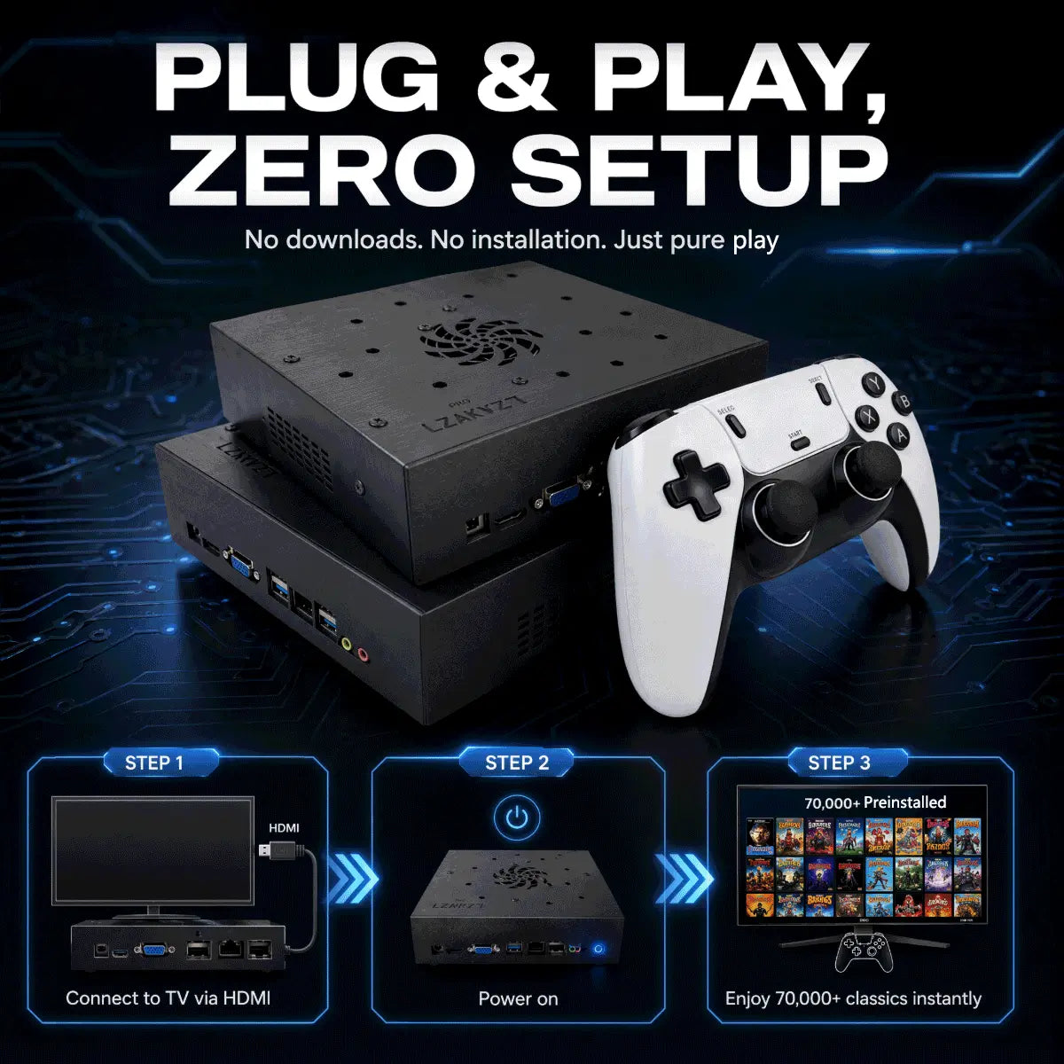 X8 Pro Retro Box X8 Pro Plug-And-Play