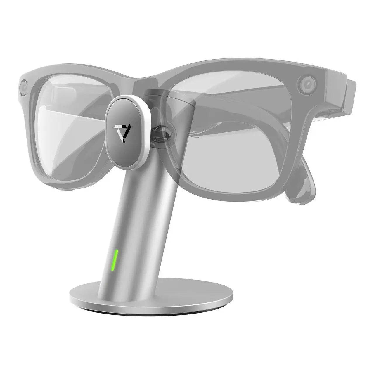 PRISMXR Ray-Ban Meta Aluminium Charging Stand - Carina S1 Desk Dock with Stand Charging Cable for Ray-Ban Meta Wayfarer, Headliner & Skyler (Gen 1 & 2) | Wearable Electronic Gadgets Accessories (Glasses Not Included)