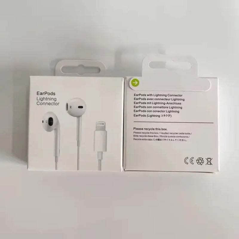 Wired Stereo Earbuds with Lightning Cable Connection, Portable Electronic Audio Sports Headphones for Iphone 14 and Under