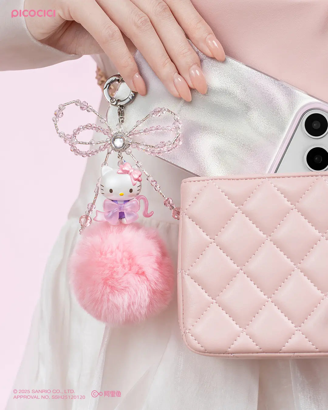 Sanrio Characters X MINILIKE Love Bow Series Phone Chain Mini Blindbox
