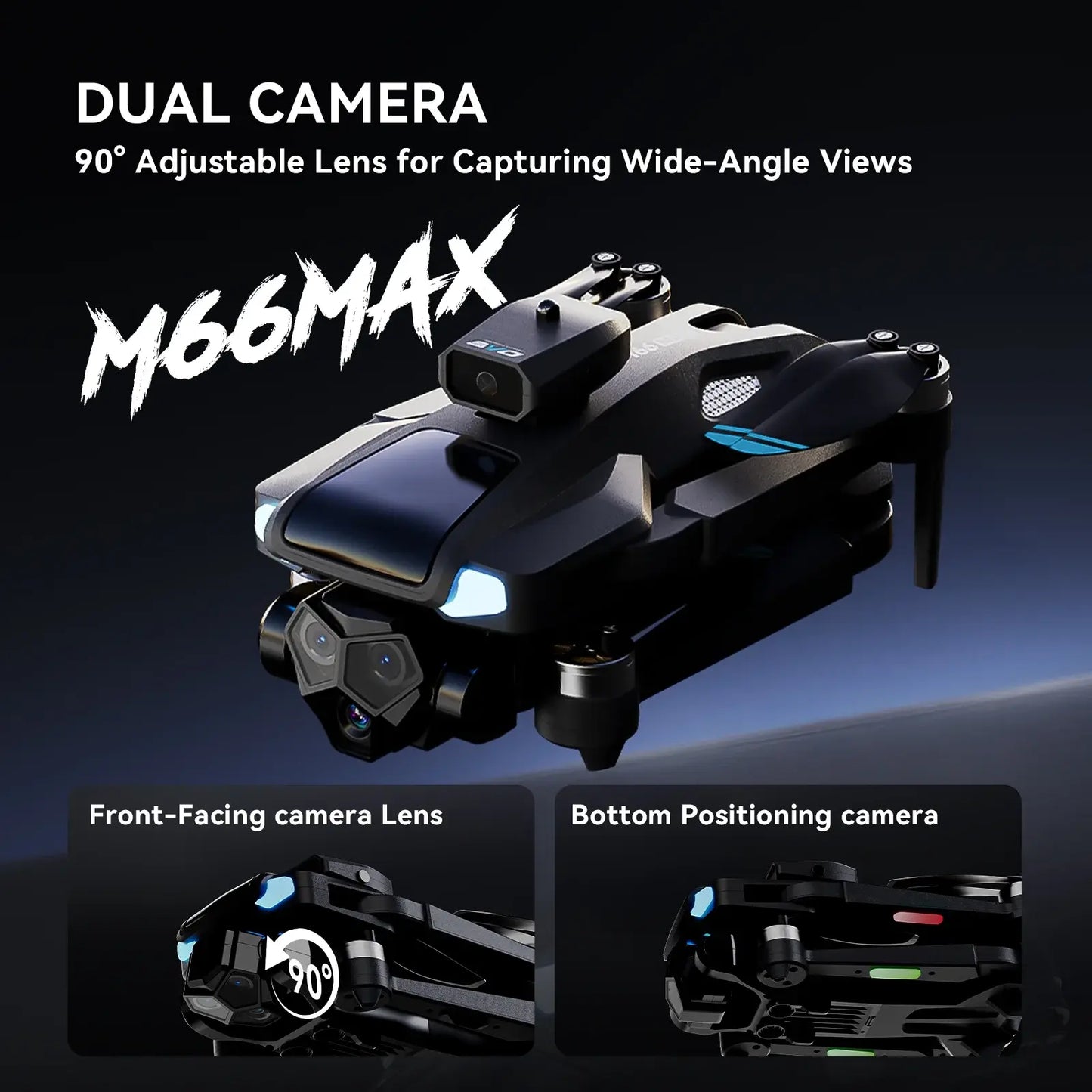 Drone with 4.3″ Foldable HD Screen Controller, 1080P HD Camera Drone for Beginners with Obstacle Avoidance, Optical Flow,Brushless Motor, 40-Min Flight Time, Easy to Fly