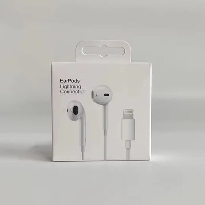 Wired Stereo Earbuds with Lightning Cable Connection, Portable Electronic Audio Sports Headphones for Iphone 14 and Under