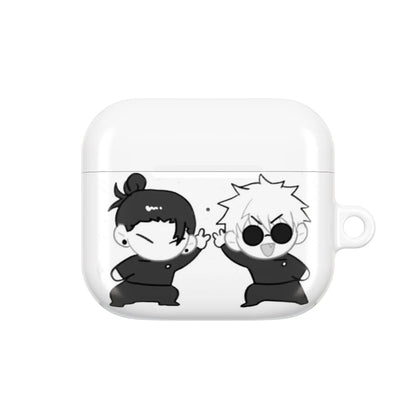 Gojo & Geto Anime Style Airpods Case, Aesthetic Airpods Pro Case, Style Cover, Gift for Anime Lover for Airpods Pro 1 2 3 , Airpod 1 2 3 4