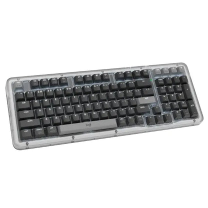 Logitech Alto Keys K98M Full-Sized Durable Multi-Device Bluetooth Mechanical Keyboard, Customizable Switches, Vibration-Absorbing Gasket, Illuminated Backlit Keys, USB-C Charging, for PC, Mac Laptops, Bluetooth Keyboards, Full-Sized Mechanical Keyboards