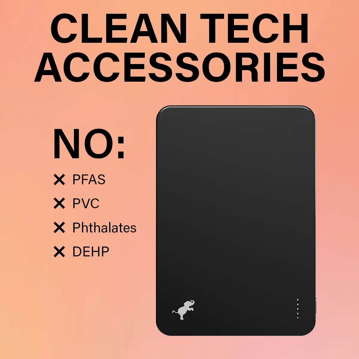 Nimble CHAMP Wireless 5K Magnetic Portable Charger - Ultra Thin Wireless Charger - No PFAS or Phthalates - Fast 15W Wireless Charging - Airline Approved